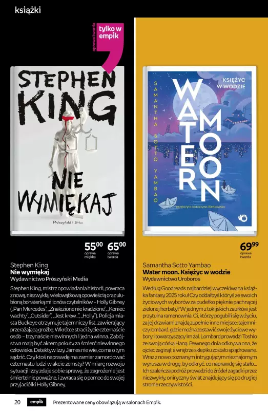 Empik - gazetka promocyjna Tom kultury: książki od środy 04.06 do wtorku 17.06 - strona 20