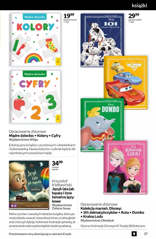 Empik - gazetka promocyjna Tom kultury: książki od środy 04.06 do wtorku 17.06 - strona 37