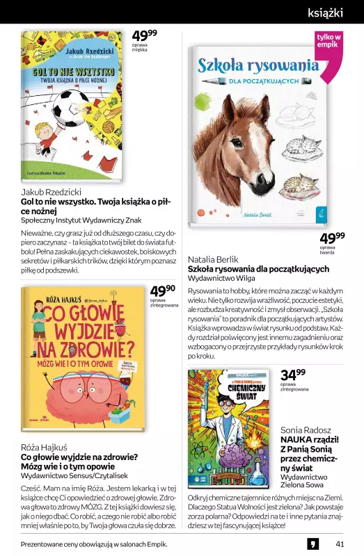 Empik - gazetka promocyjna Tom kultury: książki od środy 04.06 do wtorku 17.06 - strona 41