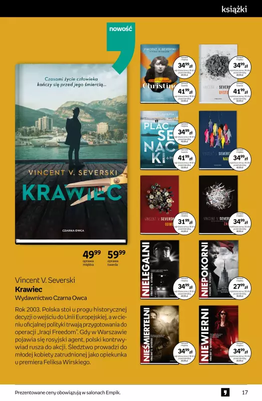Empik - gazetka promocyjna Tom kultury: książki od środy 04.06 do wtorku 17.06 - strona 17