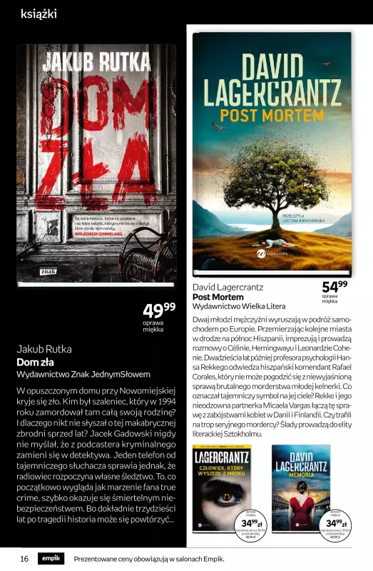 Empik - gazetka promocyjna Tom kultury: książki od środy 04.06 do wtorku 17.06 - strona 16
