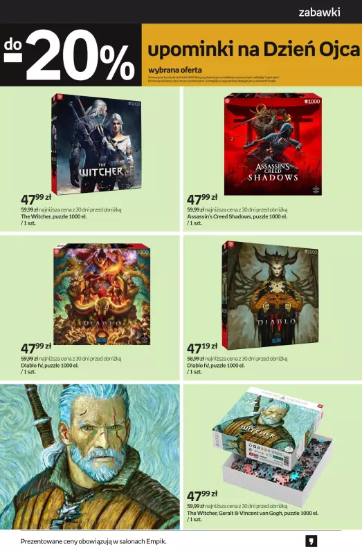 Empik - gazetka promocyjna Dzień Ojca od poniedziałku 09.06 do wtorku 17.06 - strona 7