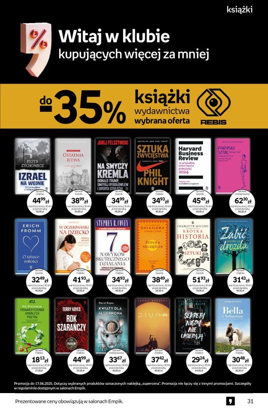 Empik - gazetka promocyjna Tom kultury: książki od środy 04.06 do wtorku 17.06 - strona 31