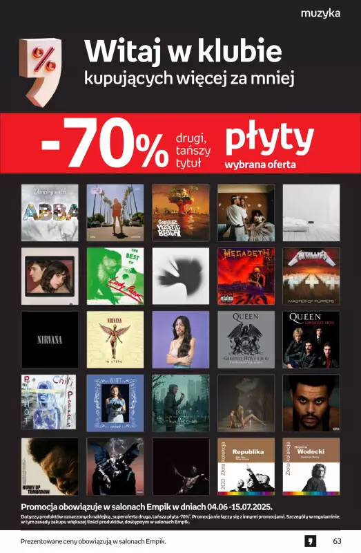 Empik - gazetka promocyjna Tom kultury: muzyka od środy 18.06 do środy 02.07 - strona 11