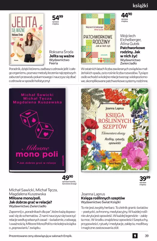 Empik - gazetka promocyjna Tom kultury: książki od środy 18.06 do środy 02.07 - strona 39
