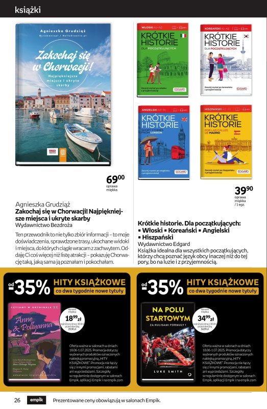 Empik - gazetka promocyjna Tom kultury: książki od środy 18.06 do środy 02.07 - strona 26