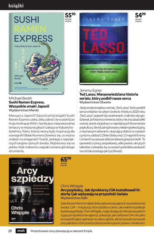 Empik - gazetka promocyjna Tom kultury: książki od środy 18.06 do środy 02.07 - strona 28