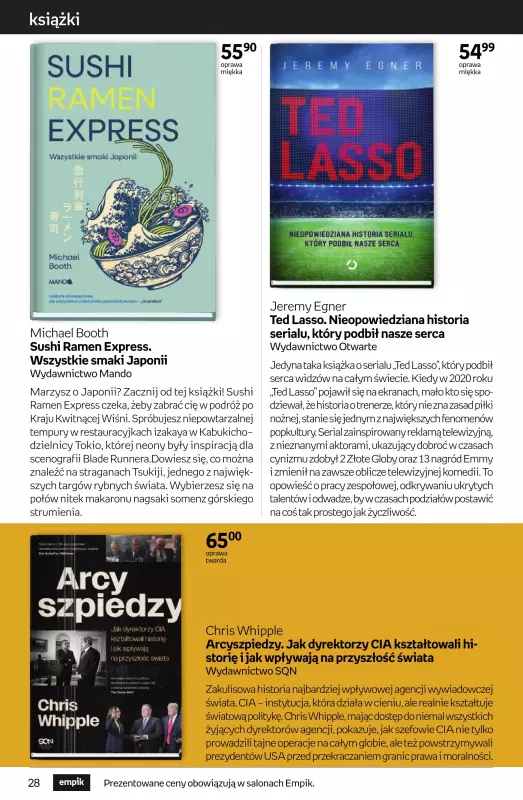 Empik - gazetka promocyjna Tom kultury: książki od środy 18.06 do środy 02.07 - strona 28