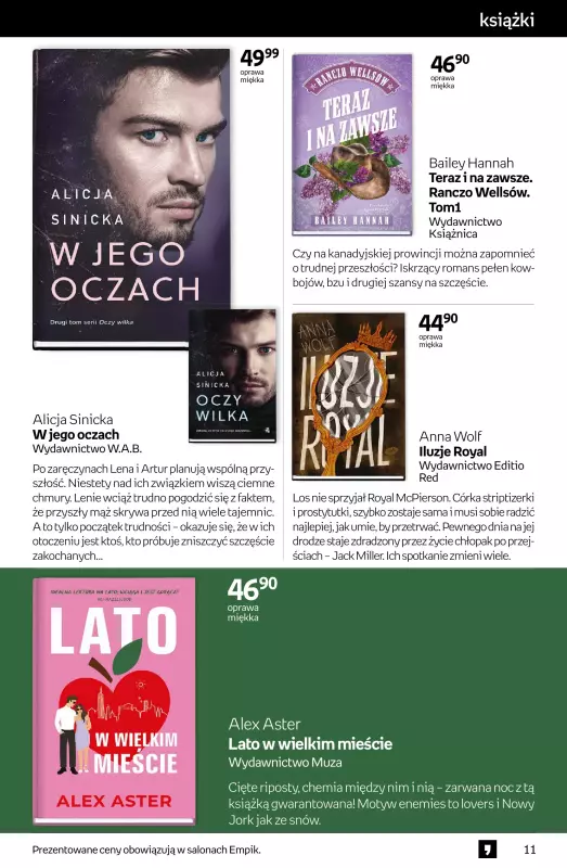 Empik - gazetka promocyjna Tom kultury: książki od środy 02.07 do wtorku 15.07 - strona 11