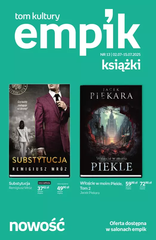 Empik - gazetka promocyjna Tom kultury: książki  