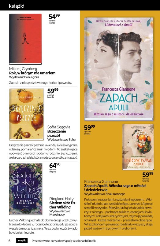 Empik - gazetka promocyjna Tom kultury: książki od środy 02.07 do wtorku 15.07 - strona 6