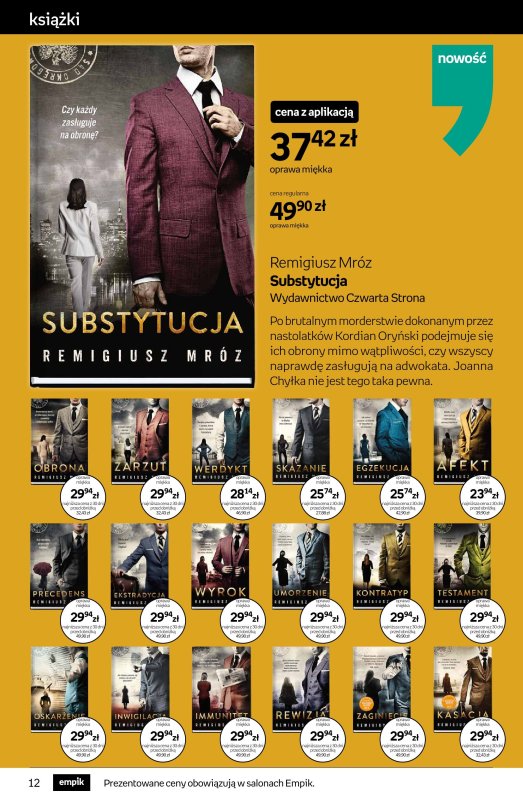 Empik - gazetka promocyjna Tom kultury: książki od środy 02.07 do wtorku 15.07 - strona 12