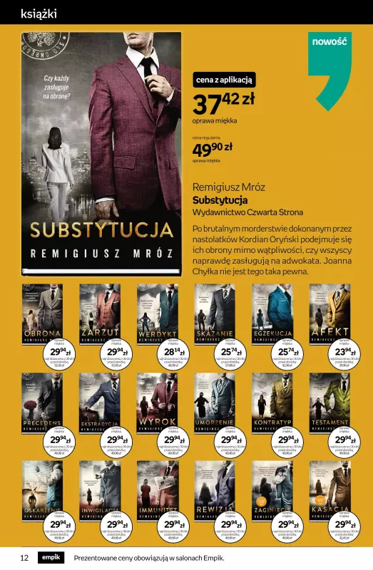 Empik - gazetka promocyjna Tom kultury: książki od środy 02.07 do wtorku 15.07 - strona 12