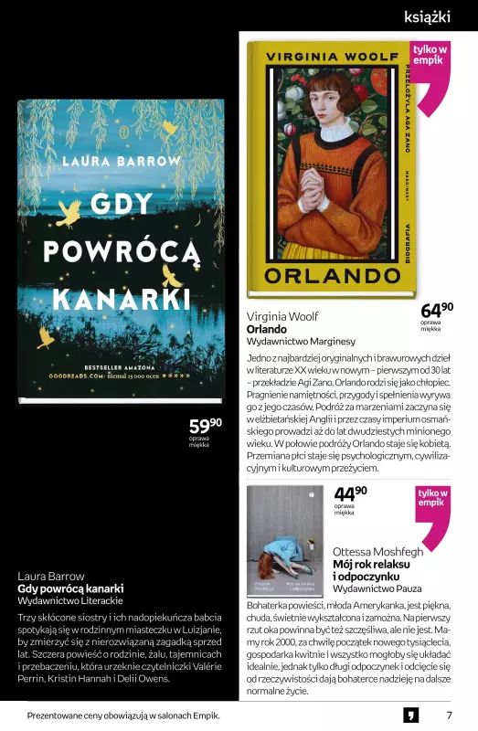 Empik - gazetka promocyjna Tom kultury: książki od środy 02.07 do wtorku 15.07 - strona 7
