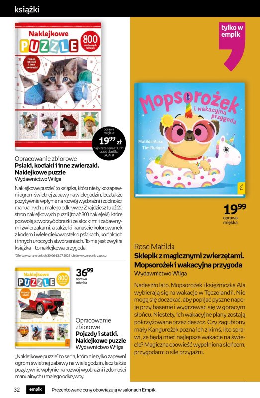 Empik - gazetka promocyjna Tom kultury: książki od środy 02.07 do wtorku 15.07 - strona 32