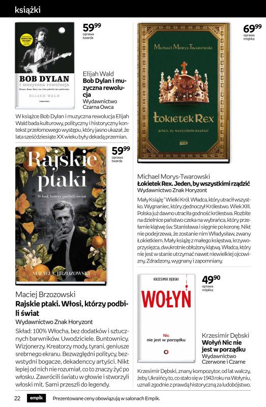 Empik - gazetka promocyjna Tom kultury: książki od środy 02.07 do wtorku 15.07 - strona 22