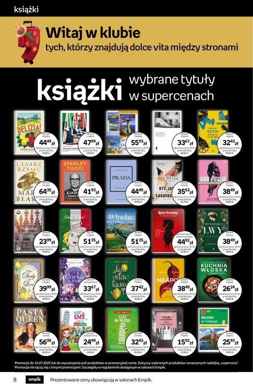 Empik - gazetka promocyjna Tom kultury: książki od środy 02.07 do wtorku 15.07 - strona 8