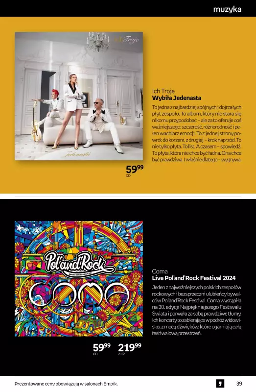 Empik - gazetka promocyjna Tom kultury: muzyka   - strona 3