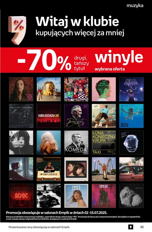 Empik - gazetka promocyjna Tom kultury: muzyka od środy 02.07 do wtorku 15.07 - strona 9