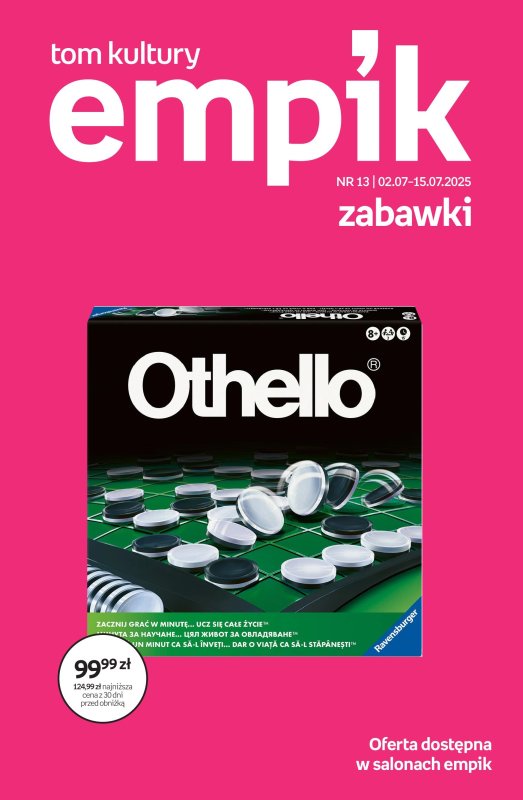 Empik - gazetka promocyjna Tom kultury: zabawki od środy 02.07 do wtorku 15.07