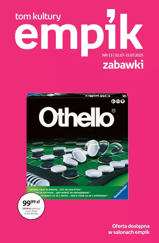 Empik - gazetka promocyjna Tom kultury: zabawki  