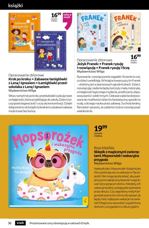 Empik - gazetka promocyjna Tom kultury: książki od środy 16.07 do wtorku 29.07 - strona 36