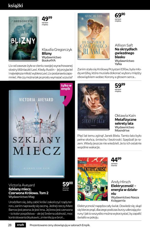Empik - gazetka promocyjna Tom kultury: książki od środy 16.07 do wtorku 29.07 - strona 28