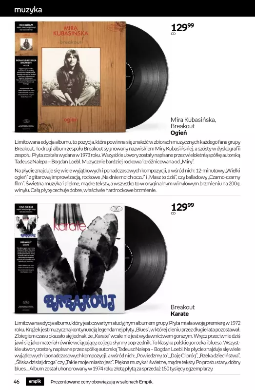 Empik - gazetka promocyjna Tom kultury: muzyka od środy 16.07 do wtorku 29.07 - strona 5