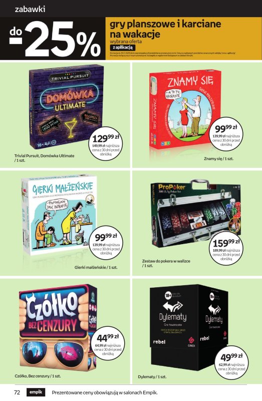 Empik - gazetka promocyjna Tom kultury: zabawki od środy 16.07 do wtorku 29.07 - strona 18