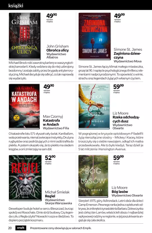 Empik - gazetka promocyjna Tom kultury: książki od środy 16.07 do wtorku 29.07 - strona 20
