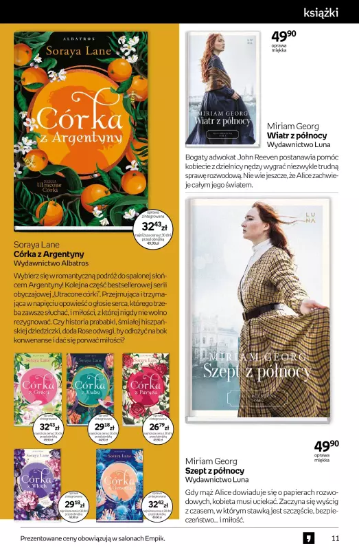 Empik - gazetka promocyjna Tom kultury: książki od środy 30.07 do wtorku 12.08 - strona 11