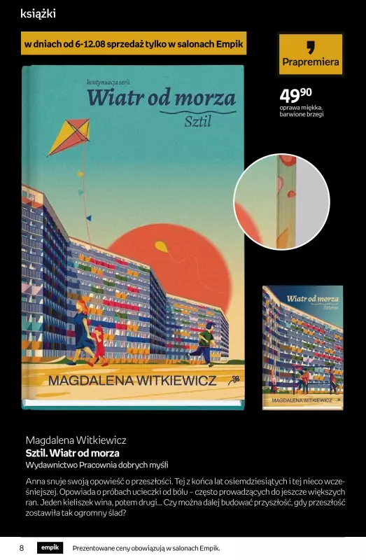 Empik - gazetka promocyjna Tom kultury: książki od środy 30.07 do wtorku 12.08 - strona 8