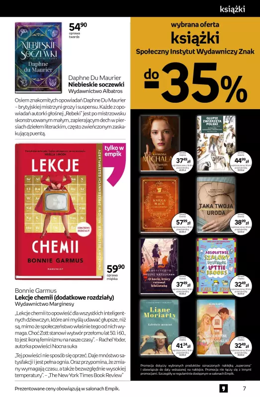 Empik - gazetka promocyjna Tom kultury: książki od środy 30.07 do wtorku 12.08 - strona 7