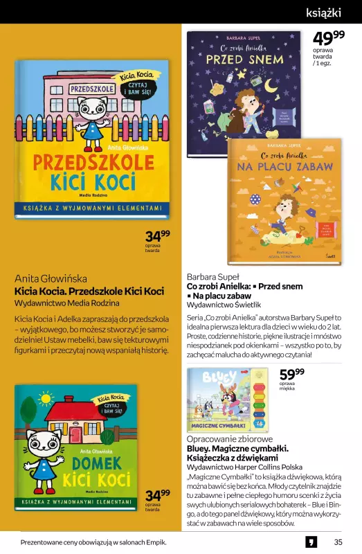 Empik - gazetka promocyjna Tom kultury: książki od środy 30.07 do wtorku 12.08 - strona 35