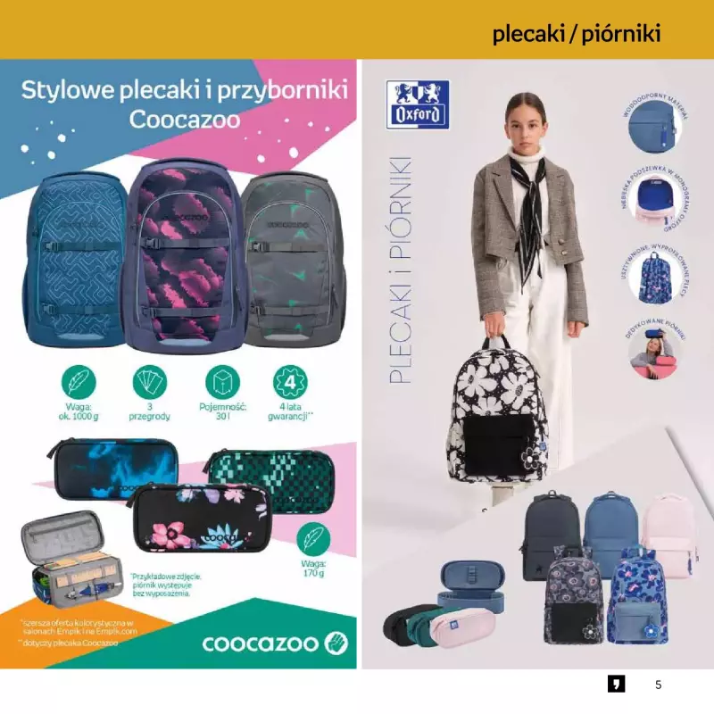 Empik - gazetka promocyjna Witaj w klubie wzorowo przygotowanych od czwartku 14.08 do wtorku 26.08 - strona 5
