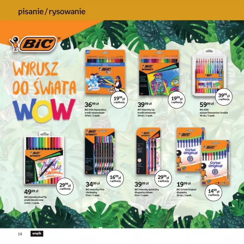 Empik - gazetka promocyjna Witaj w klubie wzorowo przygotowanych od czwartku 14.08 do wtorku 26.08 - strona 14