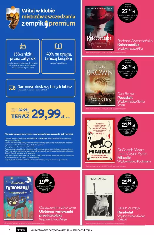 Empik - gazetka promocyjna Tom kultury: książki   - strona 2