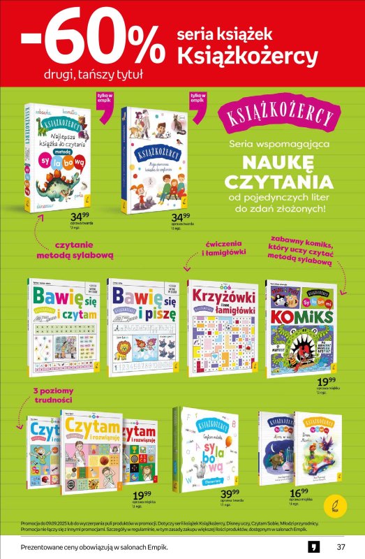Empik - gazetka promocyjna Tom kultury: książki od czwartku 14.08 do wtorku 26.08 - strona 37