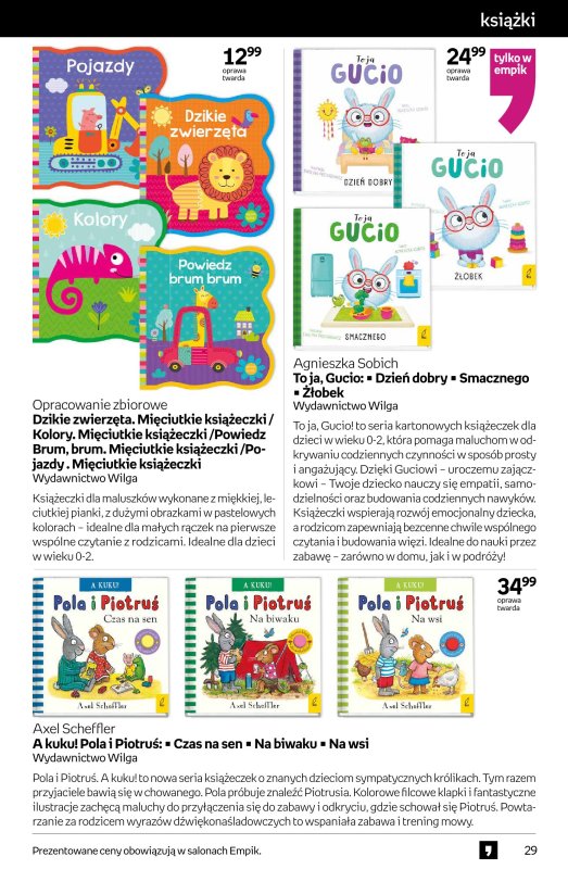 Empik - gazetka promocyjna Tom kultury: książki od czwartku 14.08 do wtorku 26.08 - strona 29