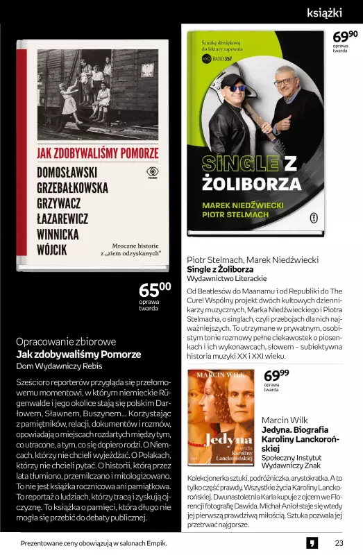 Empik - gazetka promocyjna Tom kultury: książki od czwartku 14.08 do wtorku 26.08 - strona 23