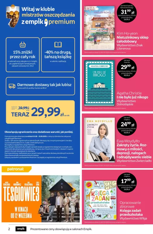Empik - gazetka promocyjna Tom kultury: książki   - strona 2