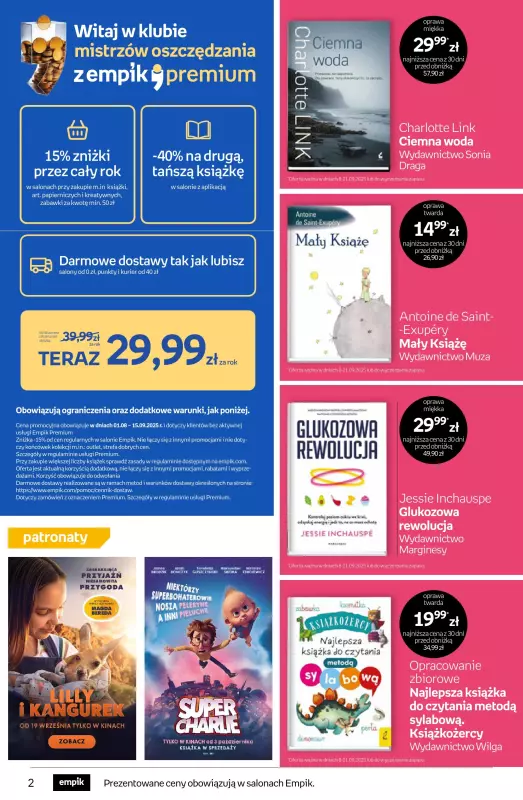 Empik - gazetka promocyjna Tom kultury: książki od środy 10.09 do wtorku 23.09 - strona 2