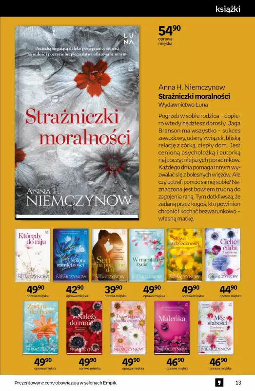 Empik - gazetka promocyjna Tom kultury: książki od środy 10.09 do wtorku 23.09 - strona 13