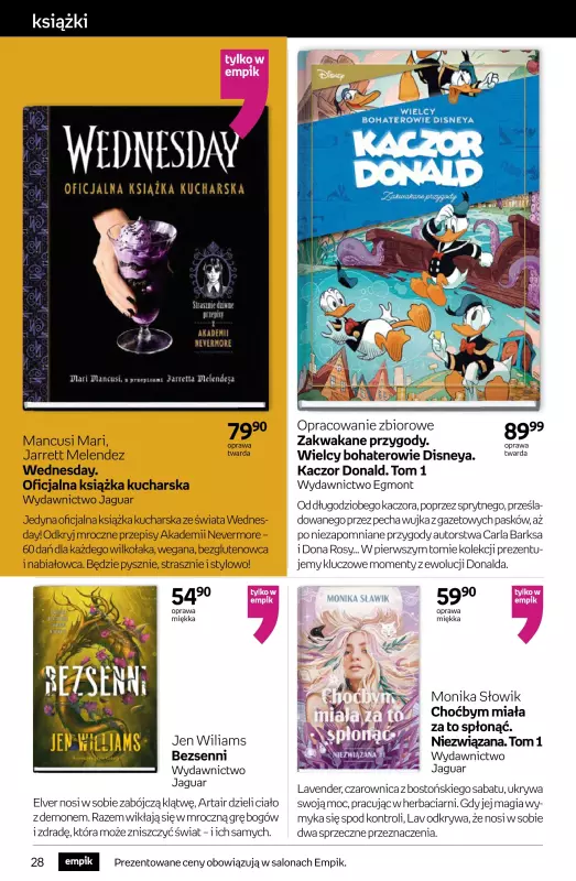 Empik - gazetka promocyjna Tom kultury: książki od środy 10.09 do wtorku 23.09 - strona 28