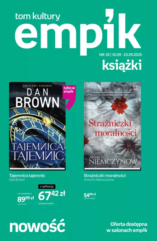 Empik - gazetka promocyjna Tom kultury: książki  