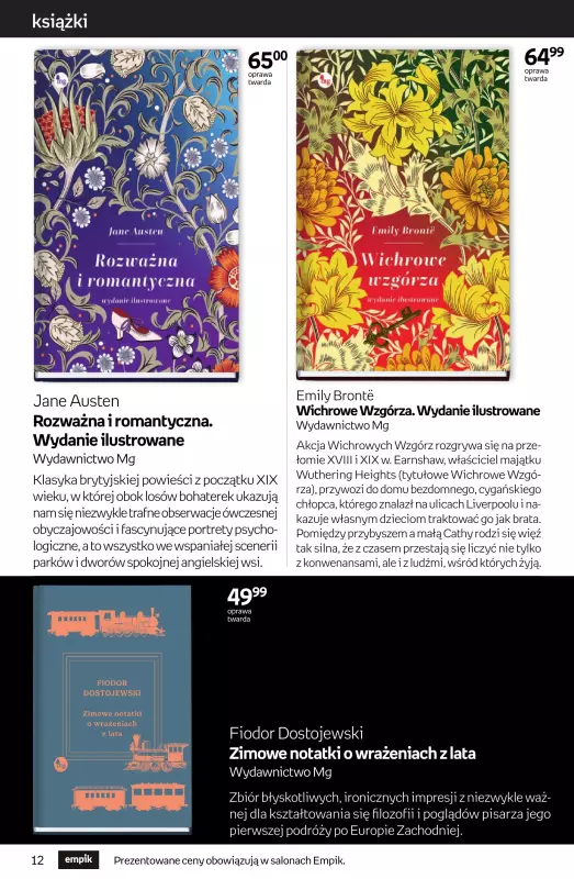 Empik - gazetka promocyjna Tom kultury: książki od czwartku 25.09 do wtorku 14.10 - strona 12