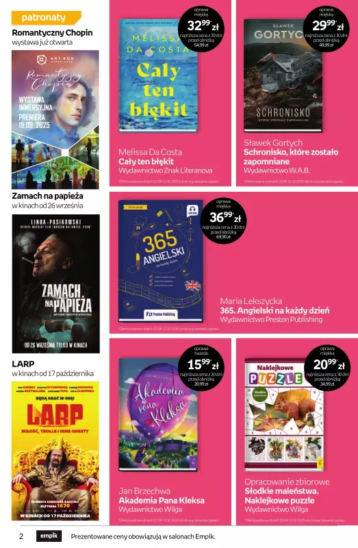Empik - gazetka promocyjna Tom kultury: książki   - strona 2