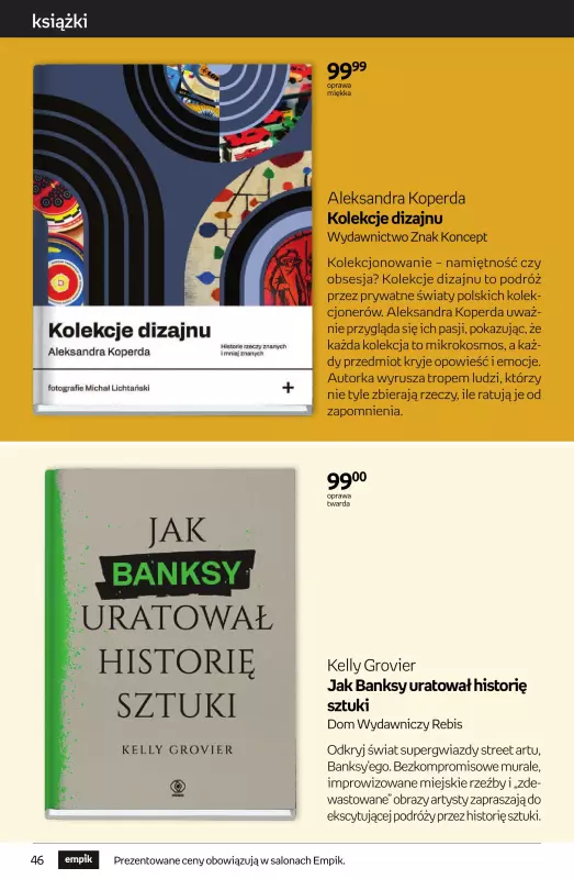 Empik - gazetka promocyjna Tom kultury: książki od czwartku 25.09 do wtorku 14.10 - strona 46