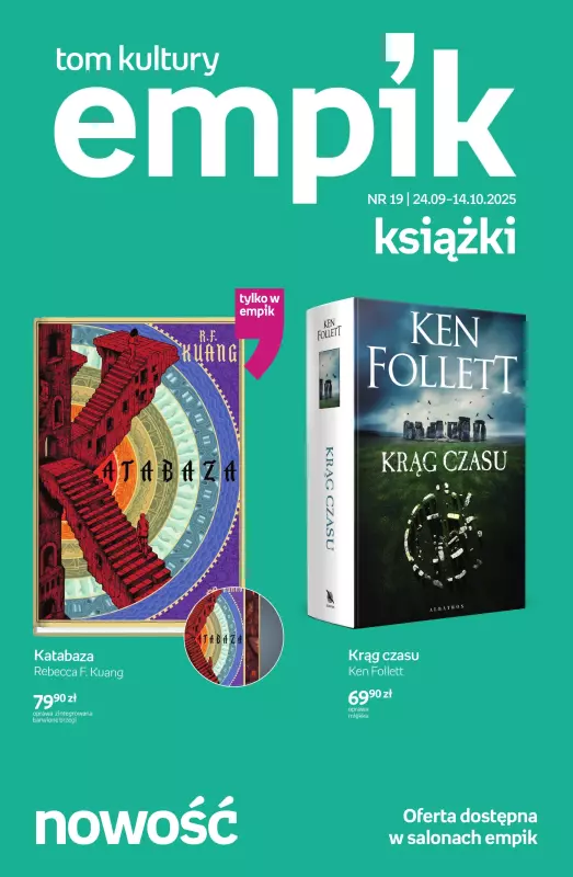Empik - gazetka promocyjna Tom kultury: książki  