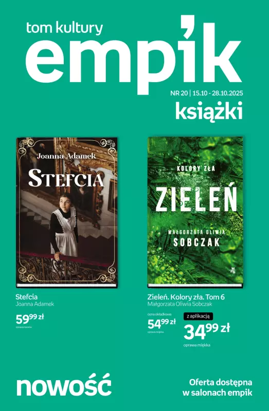 Empik - gazetka promocyjna Tom kultury: książki  
